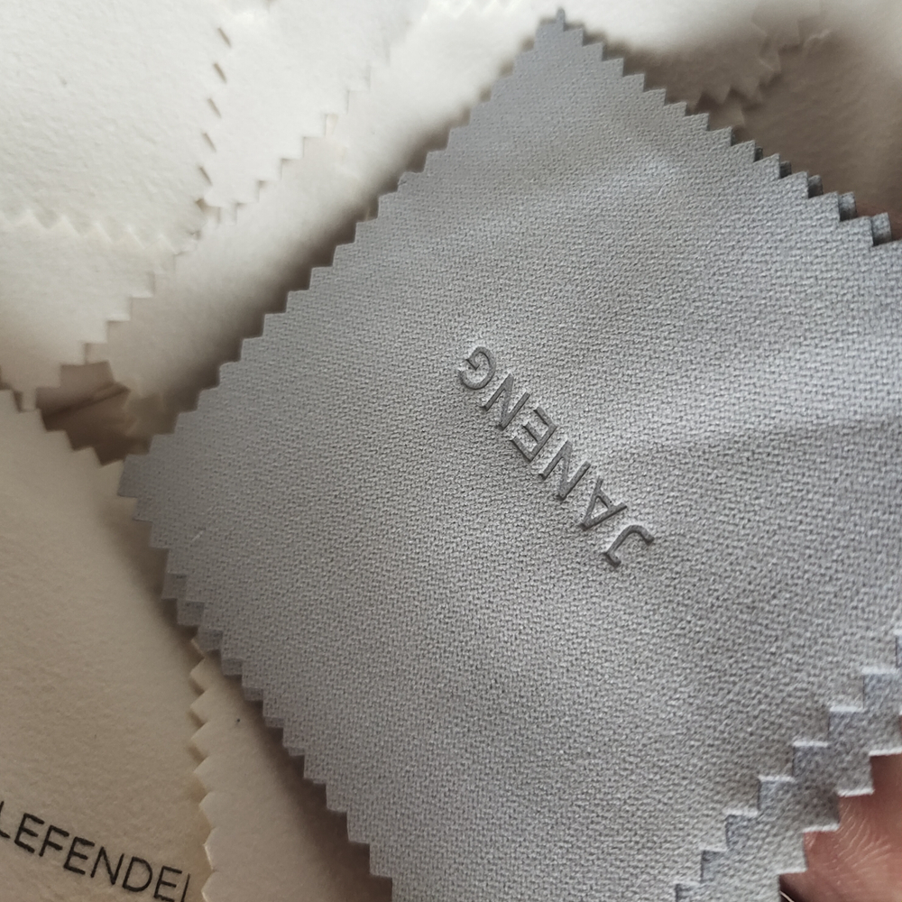 200pcs 8*8cm Silver Jewelry Tool Polishing Cleaning Wiping Cloth Opp Bags Individual Packing Microfiber Suede Fabric
