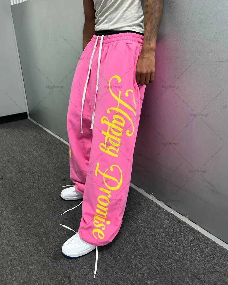 Trendy Streetwear Trousers Women Hip-hop Gothic Harajuku Camouflage Sweatpants Retro Casual Loose Wide-leg Pants Jogger Men 251230