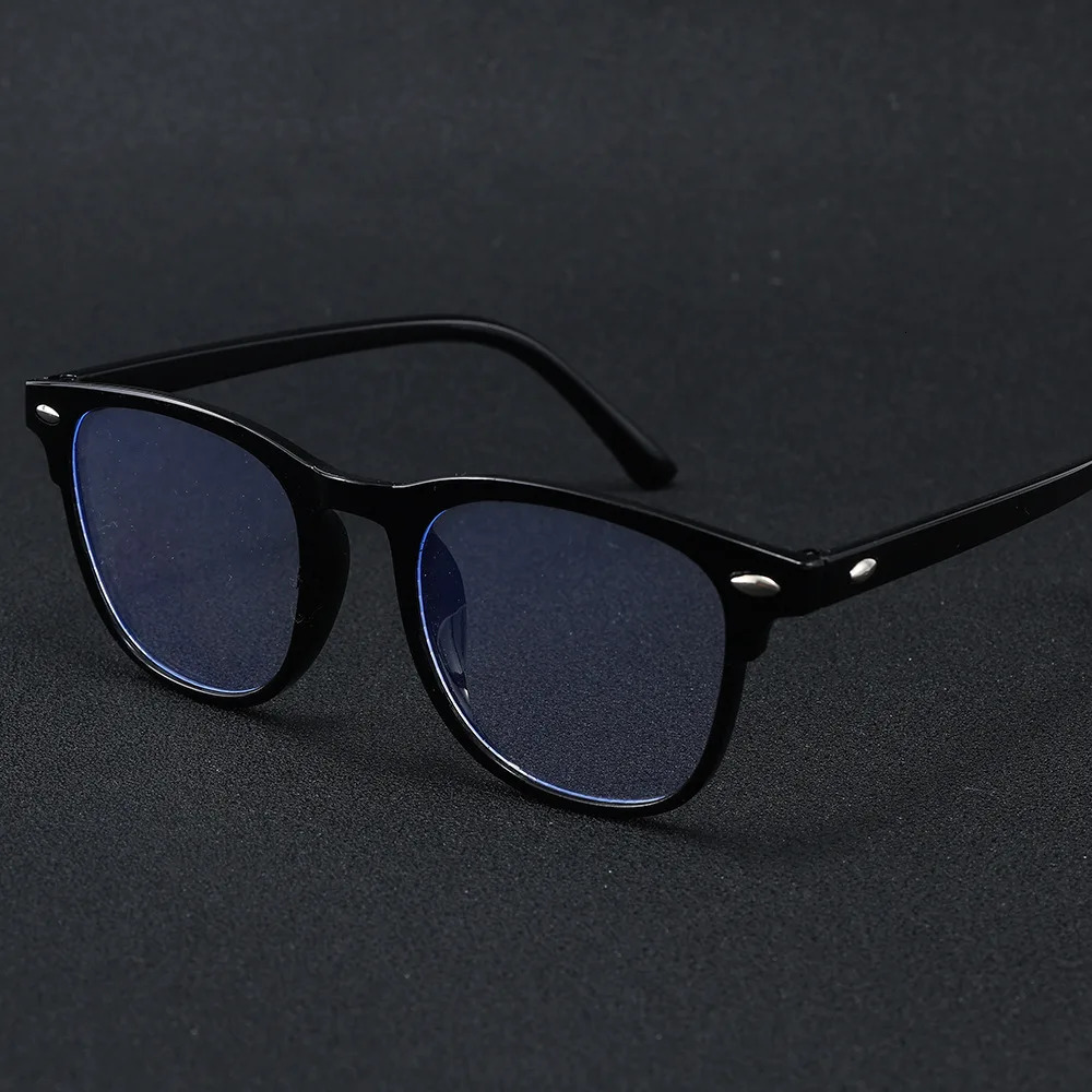 Transparent Square Plastic Frame Trendy Anti-Blue Light Clear Glasses For Back To School Clothing Accessories 251225