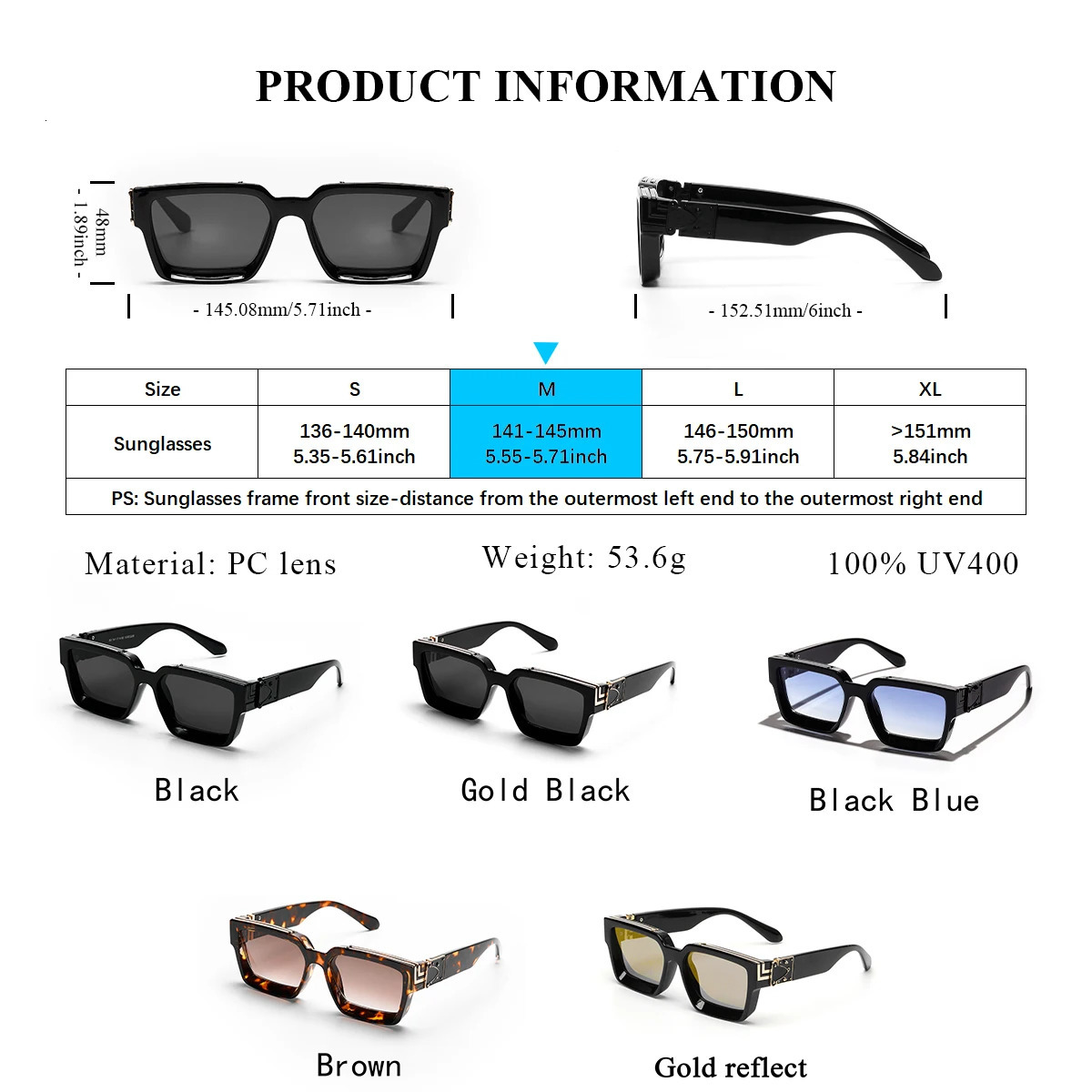Ruiao Retro Black Millionaire Shades Sunglasses 2025 For Men er Famous Square Sun Glasses Man Women Sunglass 251225