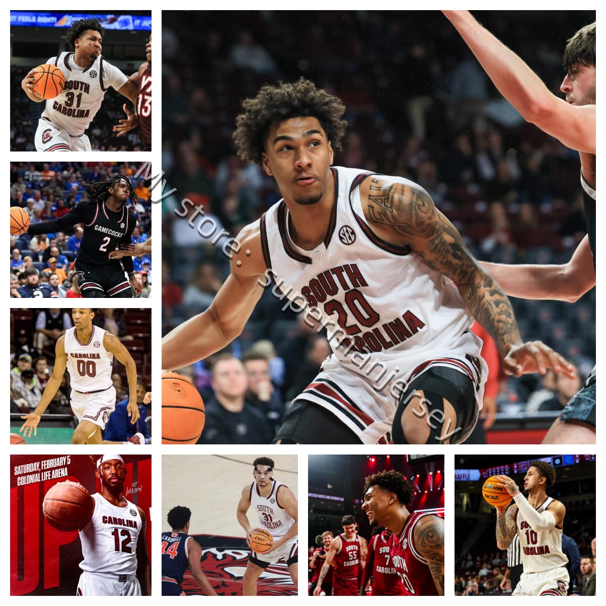 2025-26 South Carolina Gamecocks College basketball jersey