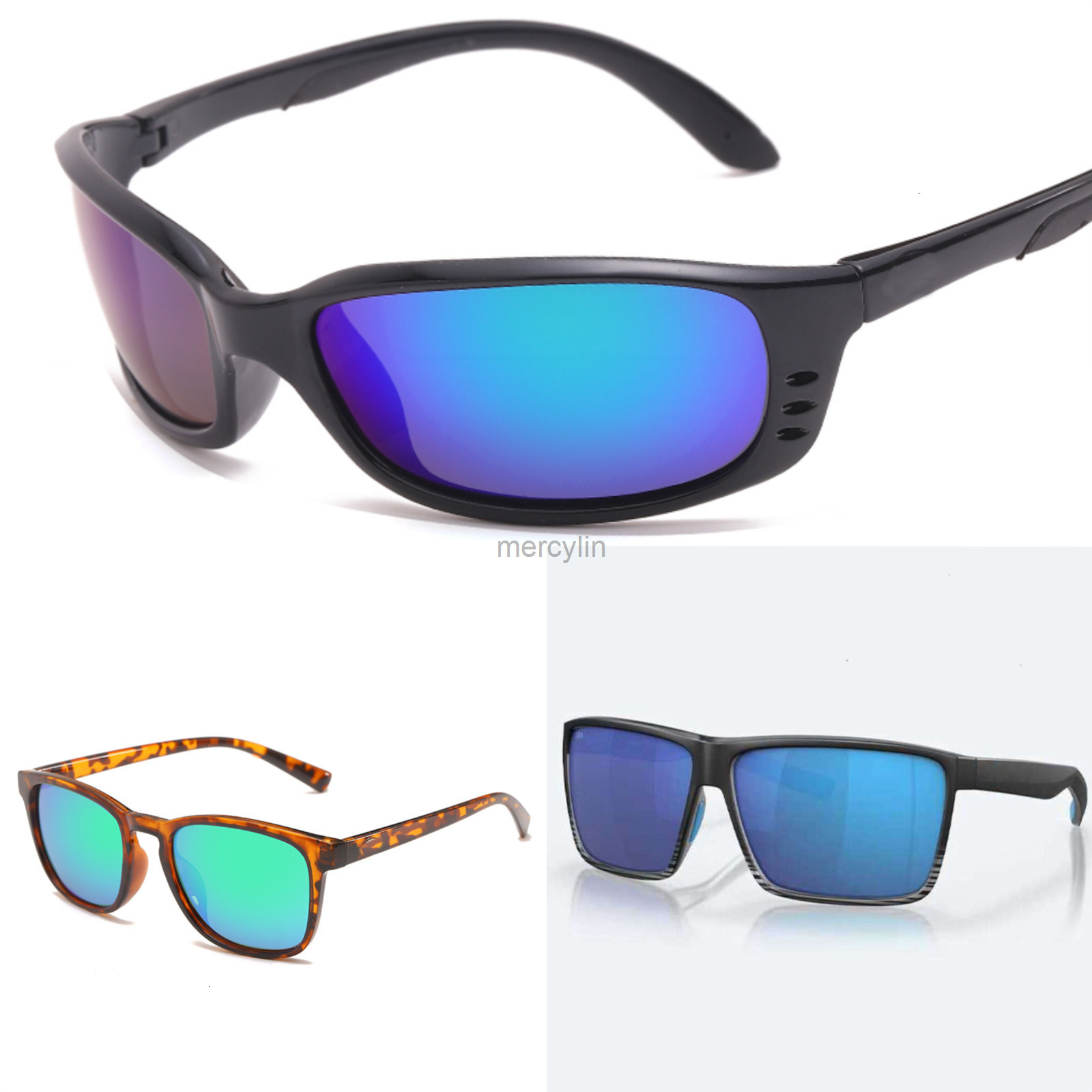 Designer Costal Sunglasses Men Polarized Glass Sunglasses Brands For Men Man Outdoor Polarized Shades Fashion Riding Glasses Polarizing Film Glasses Beach Glasse