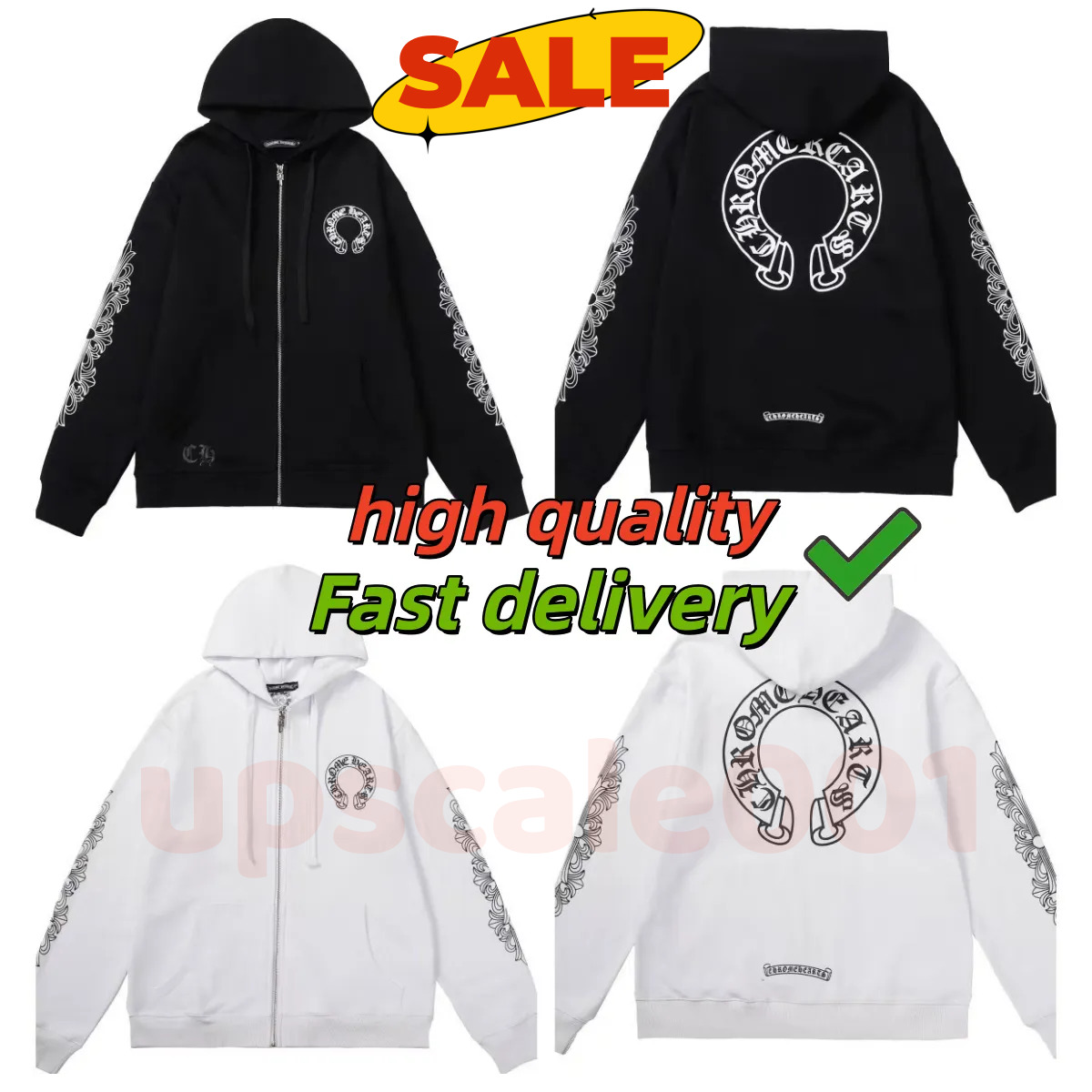 Chrome For Hoodies Clothes Hoody Sweater Men Sweatshirt Mens Y2k Designer Graphic Hoodie