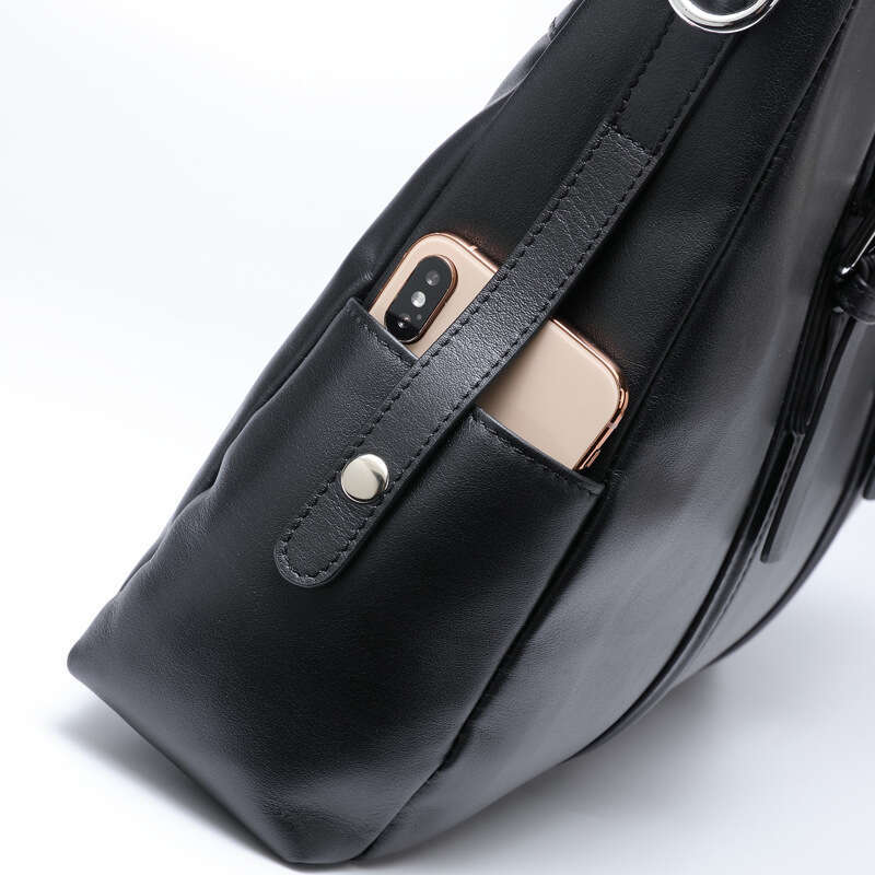 Luxury shoulder bag, crossbody bag, casual new leather men's handbag, business briefcase, horizontal cowhide shoulder bag, one-piece SENYY