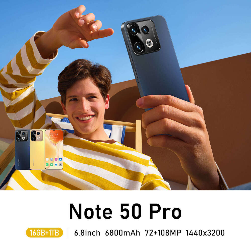 Famous brand cross-border exclusive spot smartphone Note 50 Pro high-definition large screen 16+1TB source factory direct sales CKS