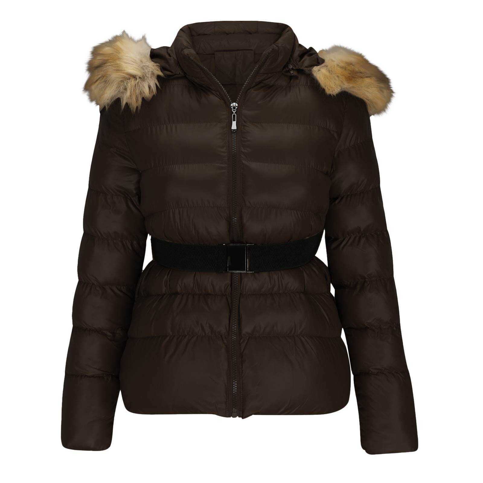 2025 Winter Imitation Raccoon Fur Collar Korean Fashion Women Slim Fit Down Cotton Jacket Short Style Yl-736