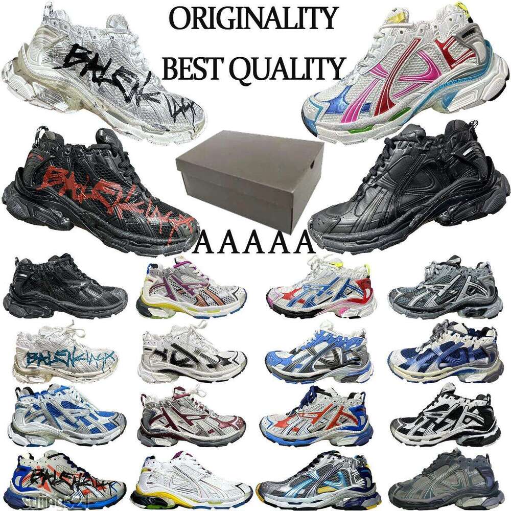 AAAAA top quality designer runner paris daddy luxury sneakers 7.0 7.5 platform brand shoes Complete colors and styles ancien men women trainers tennis shoes sizes 35-46