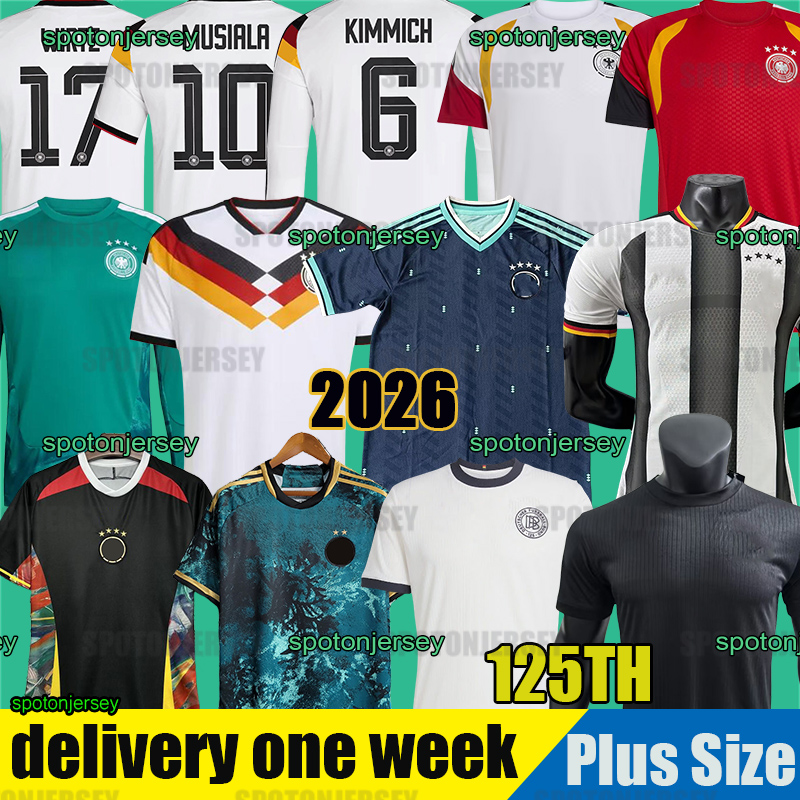 germany jersey 2026 world cup Whiteout Germany 125TH Kit alemania euro soccer jerseys deutschland trikot KROOS football shirt Deutschland maillot allemagne EM