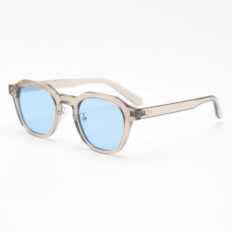 Polarized Sun Glasses for Women Mens TR90 Square Polygon Vintage Sunglasses with Thick Frame Retro Eyewear 251225ww