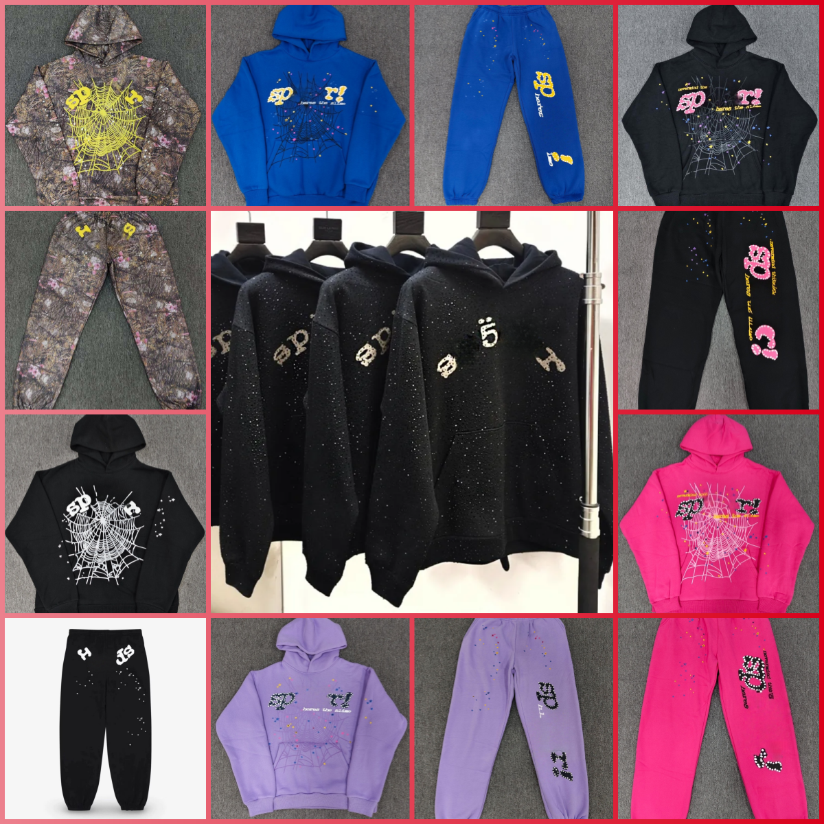 designer hoodie web mens Spider hoodie Young Thug hoodie pullover sweatshirt hoodies for men hoody women hoodies puff print sweatpants tracksuit sp5derhoodies
