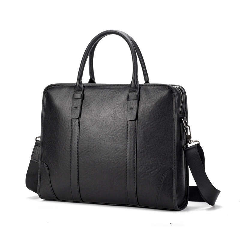 Luxury Shoulder Bags Totes Hobo New Genuine Leather Handbag Business Briefcase Top Layer Cowhide Men S Single Crossbody Laptop Bag SENYY