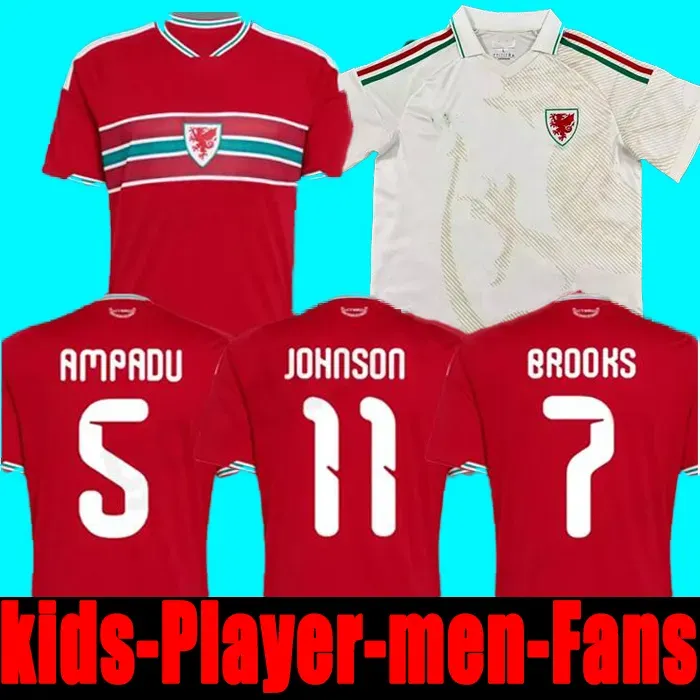 2026 Alguinea World Cup Wales soccer jerseys JAMES BALE Men Home Away goalkeeper Training fans player Welsh football shirts top