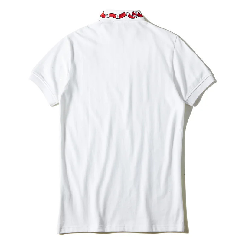 High Novelty Embroidery snake bee Collar Fashion Casual Polo Shirts Shirt Skateboard Cotton Polos Top Tee B95 251230 - view 5