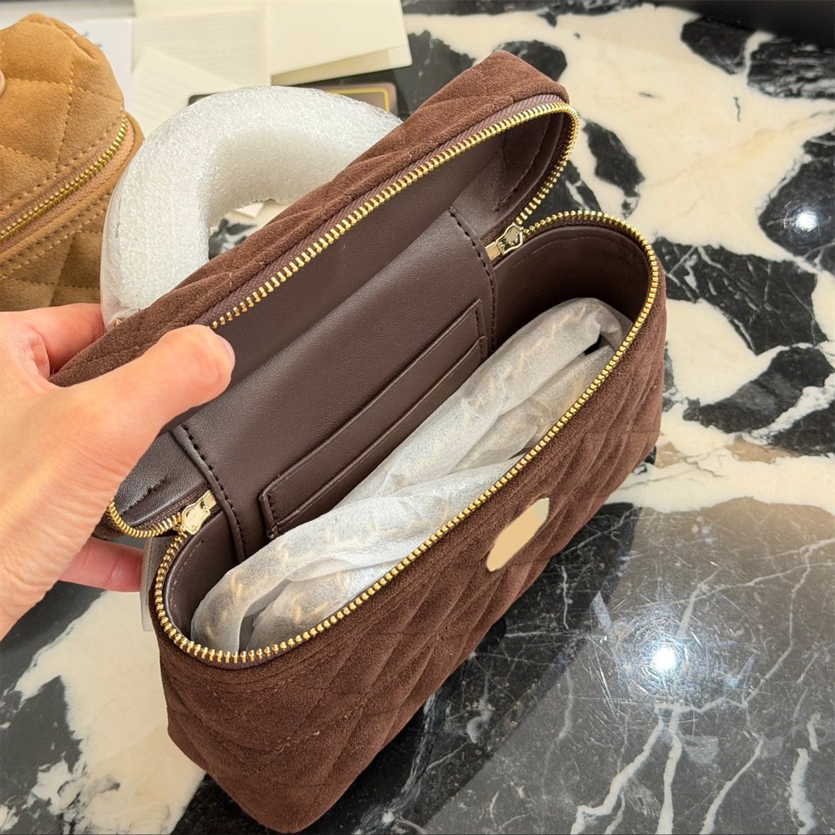 High quality luxury mini Bags Cosmetic Cases handbag women leather tote designer classics shoulder bag large capacity crossbody purse