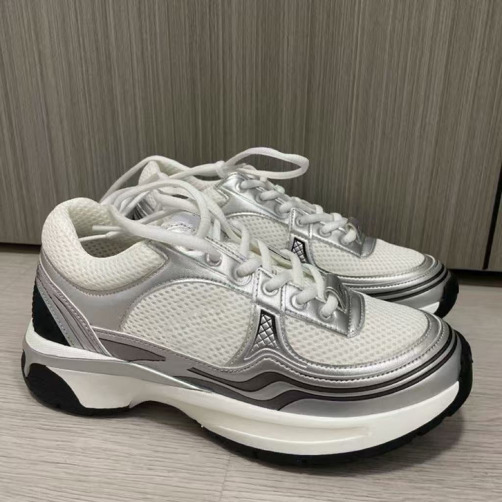 Size 36-44 CH NEW city style ANelllshoes Designer women flats low top casual platform Classic Lace-Up outdoor sports zapatos chaussure Running Sneakers Trainers 5f