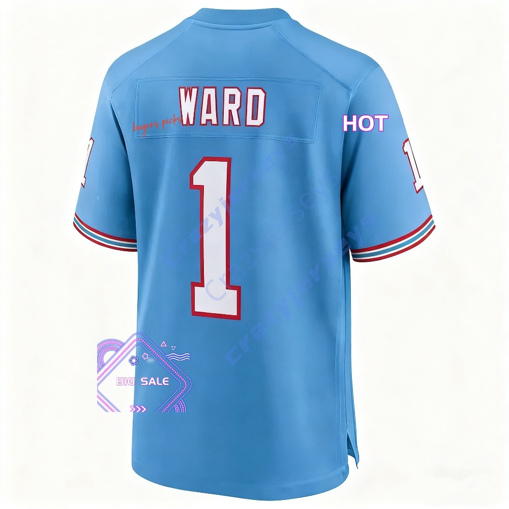 1 Cam Ward 2025 Football Jerseys Will Levises Pollardc Simmons Sweat Hooker Custom Stitched Embroidery shxinet Any Name Any Number crazyjerseys
