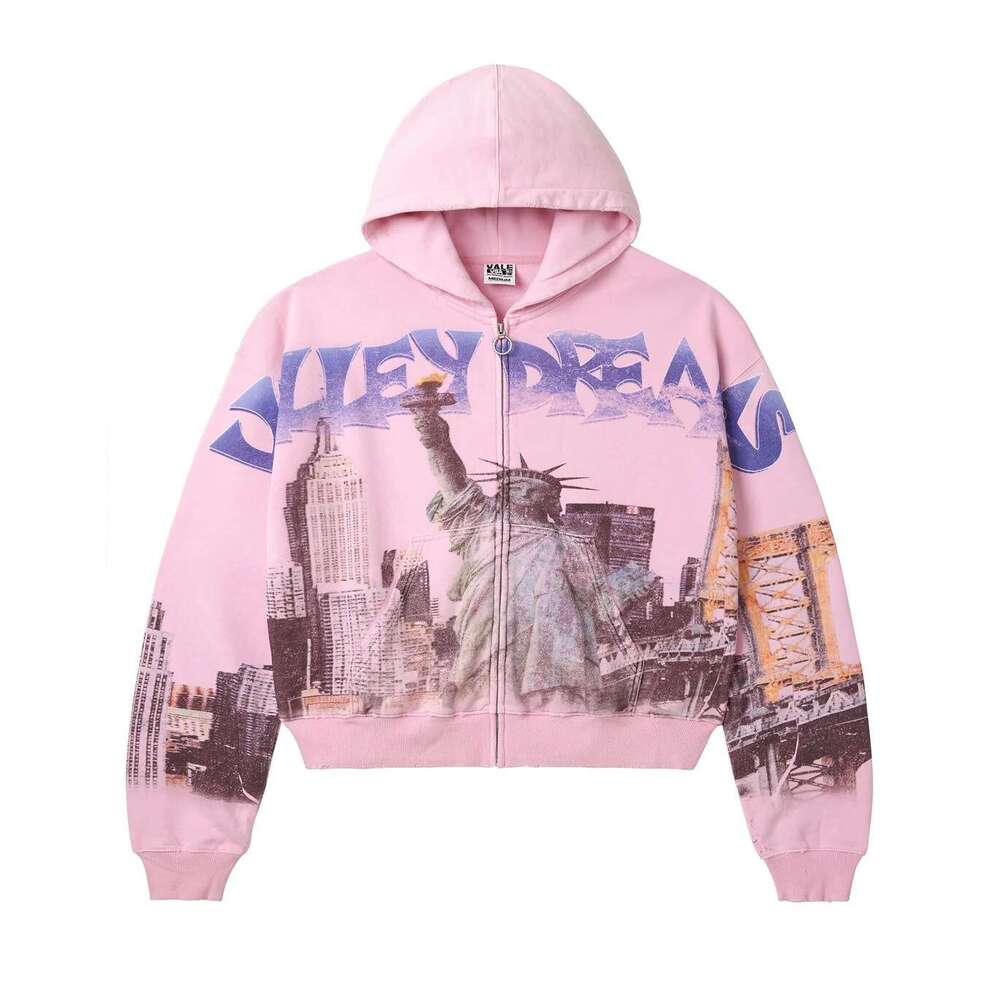 Cross-Border European and Style Personality Street Fashion Brand Y2K Couple Hooded Sweatshirt American Retro Camouflage Print Zipper Jacket