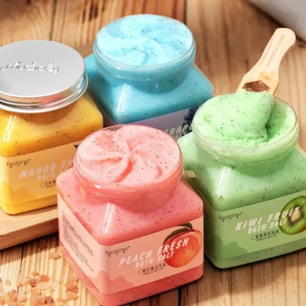 Petal Aromatherapy Sea Salt Body Scrub Bath Salt 350g Bath Exfoliation Cleansing Smooth Body Exfoliator 251222