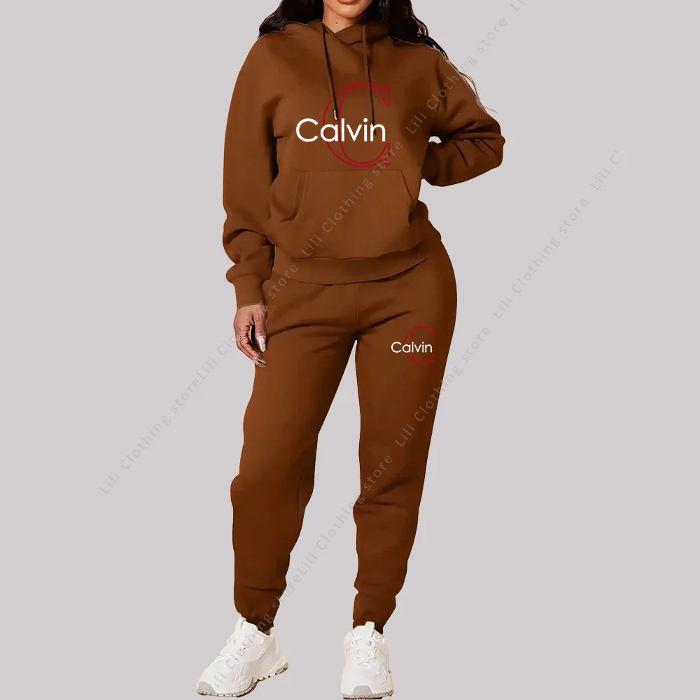 Ladies Tracksuit Aesthetic er Clothes Trend Sportswear High quality Hoodies Sweatpants 2 piece Outfits Women Sets 251231