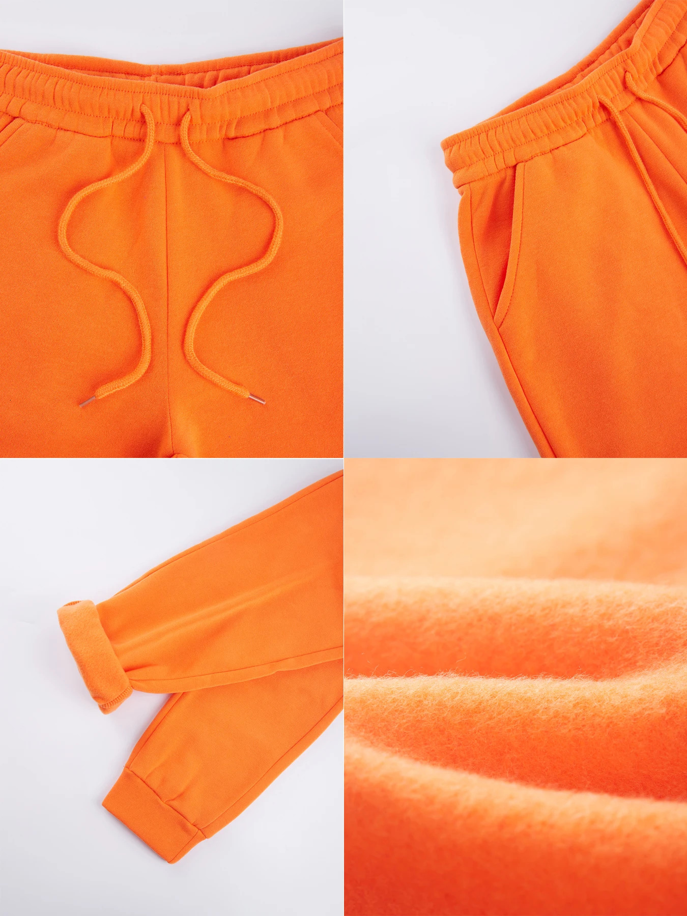 2 Pcs Hoodies Set Women California 1850 Letter Print Sweatpants Fleece Pocket Sweatshirt Jogging OutfitsWinter Loose Clothes 251231 - view 6