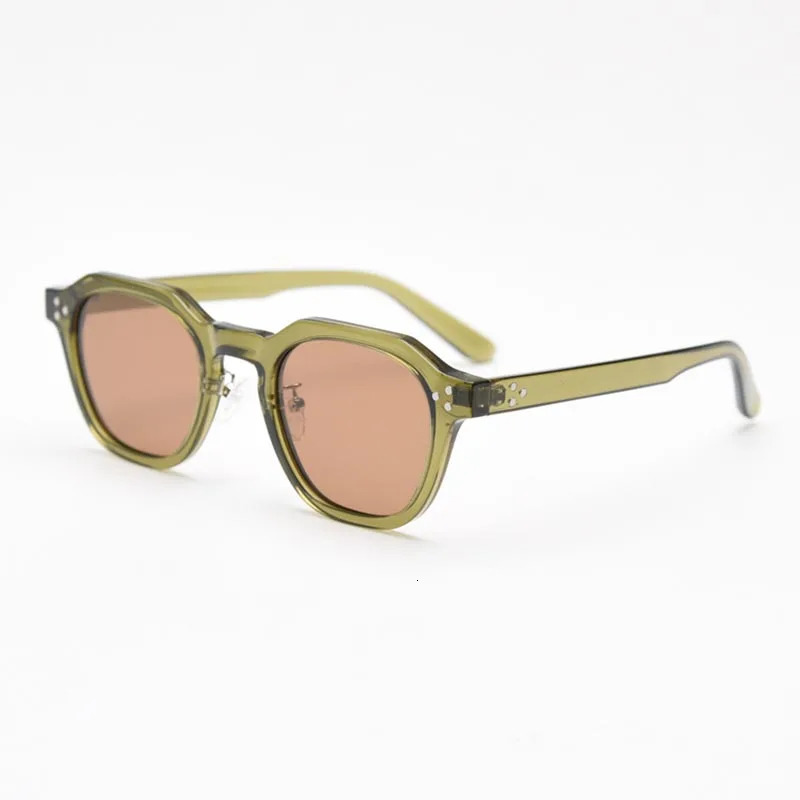 Polarized Sun Glasses for Women Mens TR90 Square Polygon Vintage Sunglasses with Thick Frame Retro Eyewear 251225ww