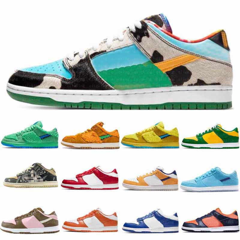 New Classic Designer Brand Shoes For Men Women Soft Flats Sport Sneakers Tennis Shoes Mens Casual Shoes Trainers Triple Black White panda shoes Olive Grey red Orange