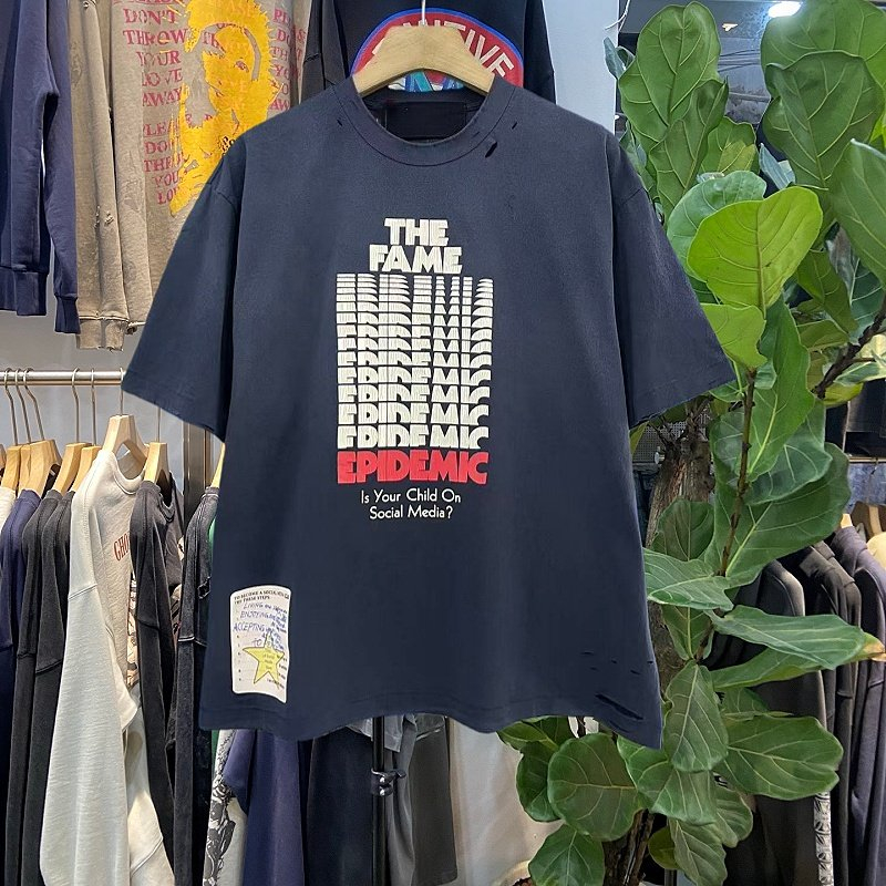 Fashion Streetwear Printing Summer Oversized Loose Tee Tops t shirt for Men