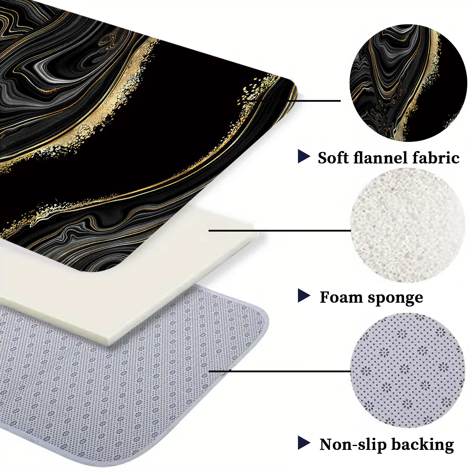 YL-38072 Digital Printed Waterproof Shower Curtain, Bathroom Partition Curtain, No Drill Required