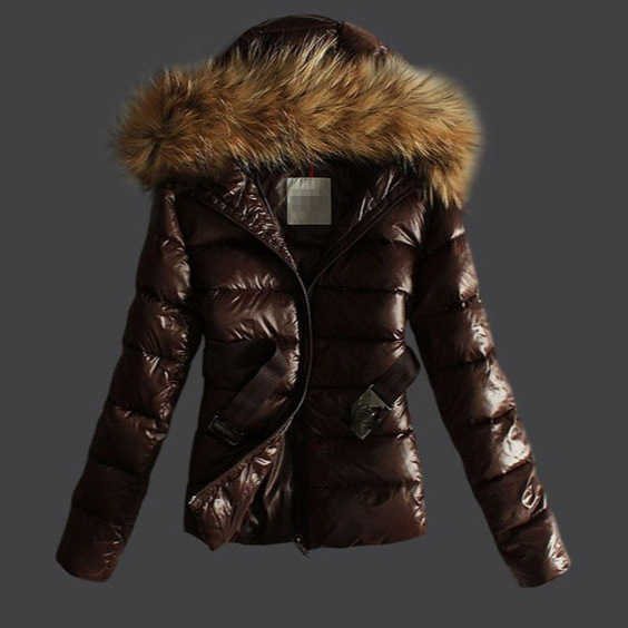 2025 Winter Imitation Raccoon Fur Collar Korean Fashion Women Slim Fit Down Cotton Jacket Short Style Yl-736