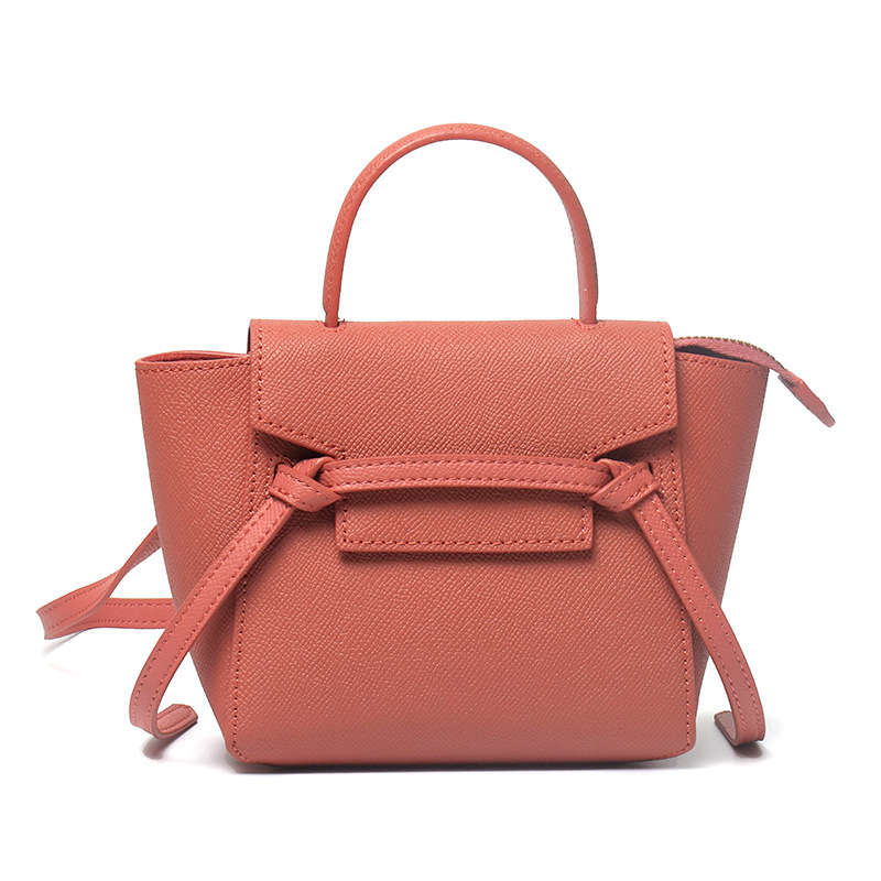New Genuine Leather High-Luxury Palm Print Catfish Bag, Cowhide Wing Bag, Single-Shoulder Crossbody Handbag, Women's Solid Color Handheld Bag, Sh