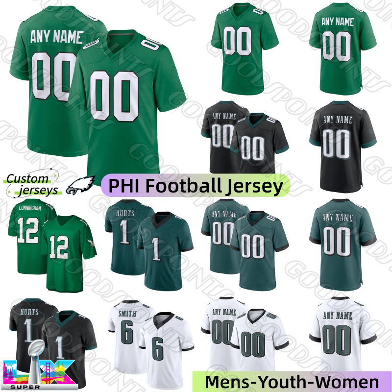 Philadelphiacity eagleses jersey eaglesjersey Jalen Hurts Barkley Bigsby Baun Johnson Smith Brown Carter Jurgens Elliott Blankenship Mitchell Football Jerseys