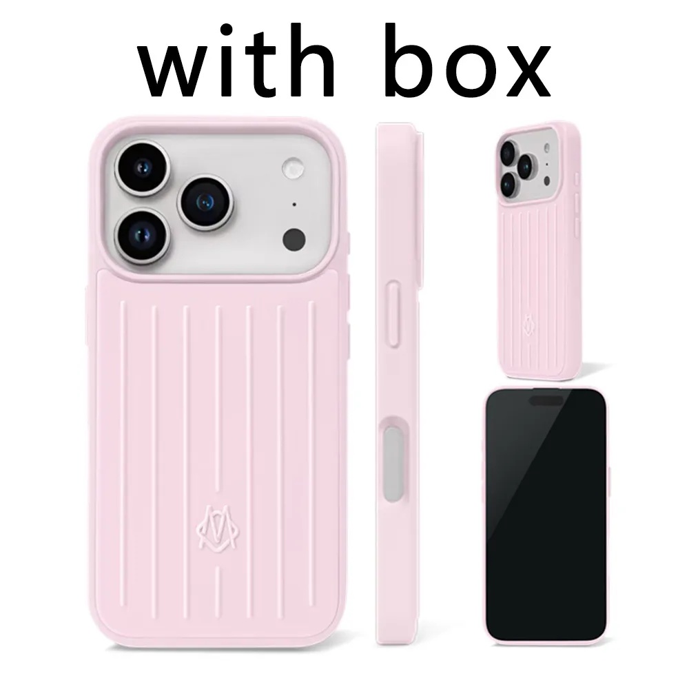 Ballerina pink iPhone 17 Pro Phone Case Suitcase Designer iPhone Case for Apple iPhone 16 15 14 13 Polycarbonate Aluminum Alloy MagSafe Cover Cases