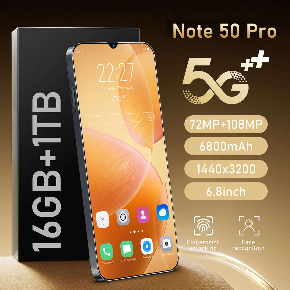 Famous brand cross-border exclusive spot smartphone Note 50 Pro high-definition large screen 16+1TB source factory direct sales CKS