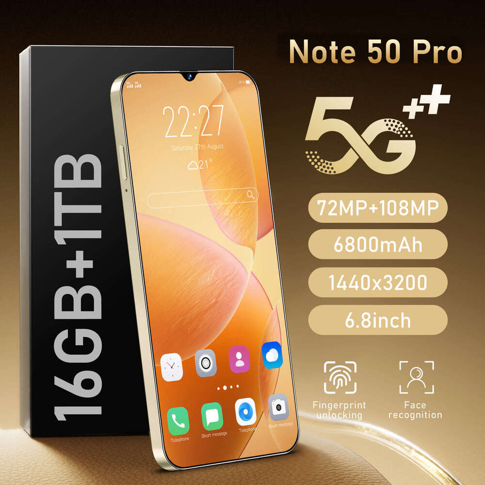 Famous brand cross-border exclusive spot smartphone Note 50 Pro high-definition large screen 16+1TB source factory direct sales CKS