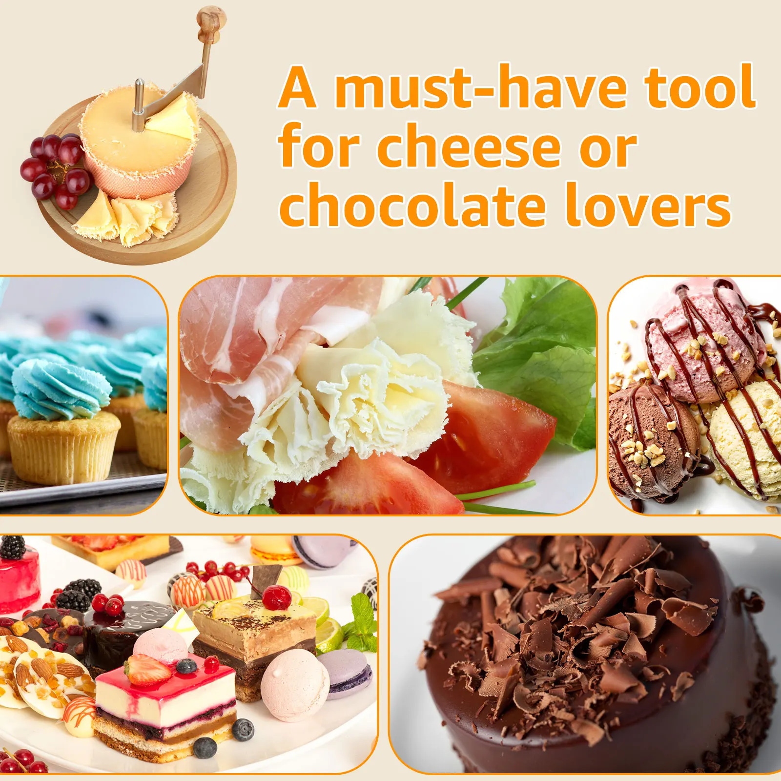 Cheese Curler Cutter Stainless Steel Cheese Shaver Handheld Butter Cheese Grater Kitchen Chocolate Cheese Shredder for Kitchen 251226