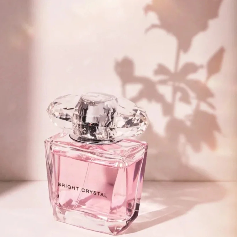Crystal Diamond Bottle Perfume 90ML for Women - Long Lasting Elegant Floral Scent Romantic Light Fragrance Perfect for Dating 251222