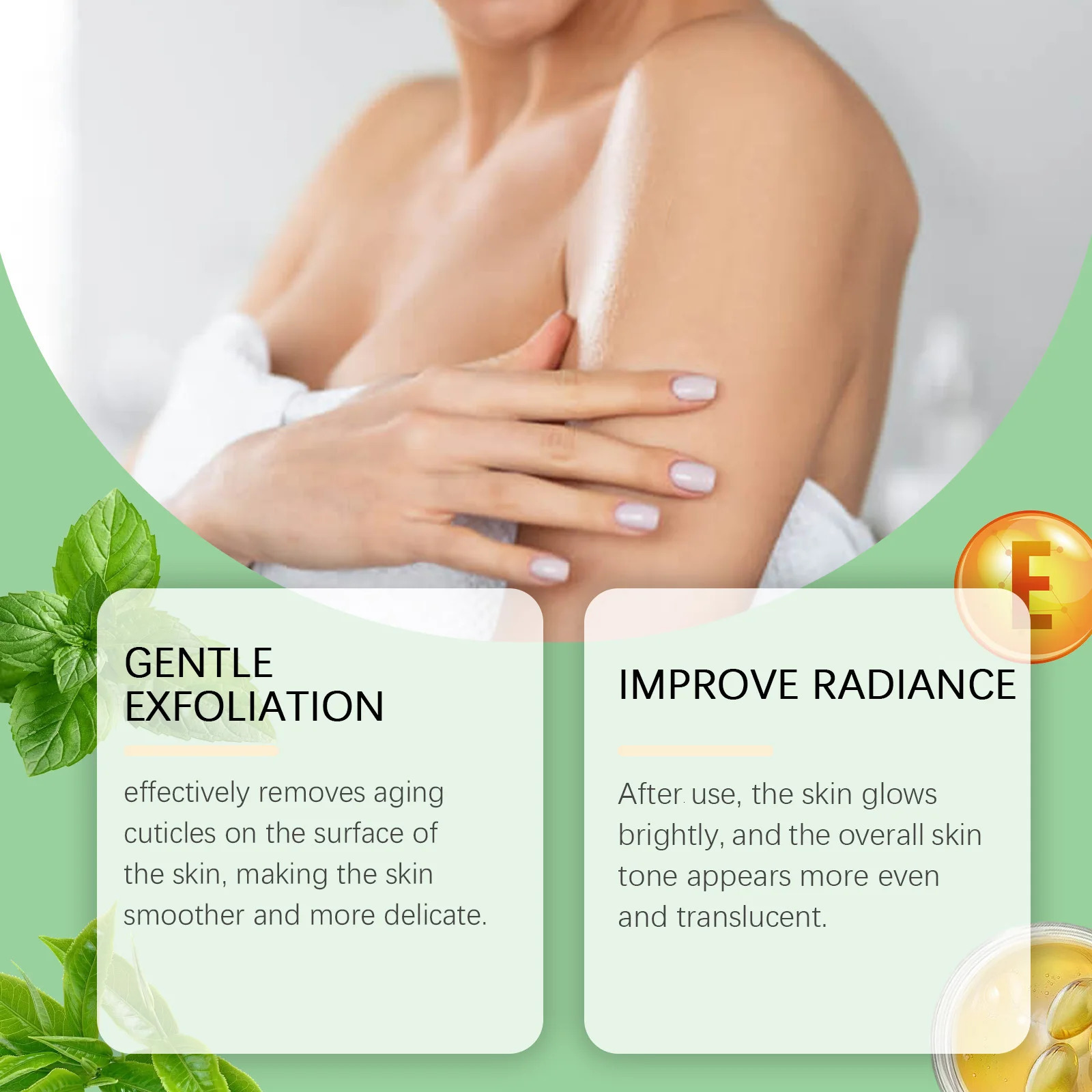 Matcha Sea Salt Body Scrub Exfoliating Deep Cleansing Moisturizing Hydrating Dead Skin Improve Dry Rough Smooth Skin 251222