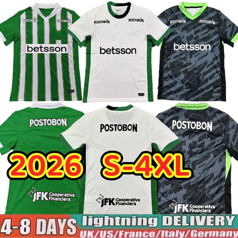 26 27 Atletico Nacional Medellin soccer jerseys 2026 2027 home away MORELOS CARDONA J.Duque DA COSTA D.Pabon Jarlan camesita de futol training football shirt maillots