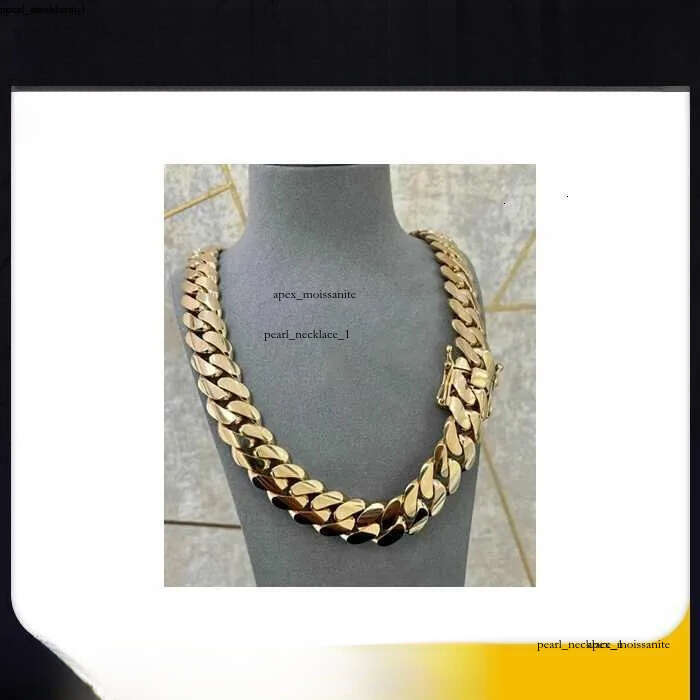 Handmade 22mm 24 Miami Cuban Link 520grams Heavy Solid 925 Sterling Silver 14k Gold Plated Curb Hiphop Chain