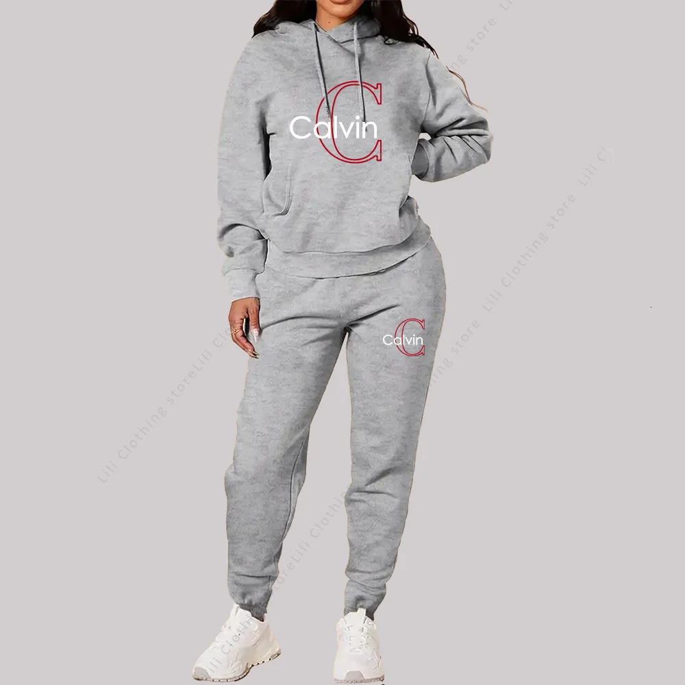 Ladies Tracksuit Aesthetic er Clothes Trend Sportswear High quality Hoodies Sweatpants 2 piece Outfits Women Sets 251231