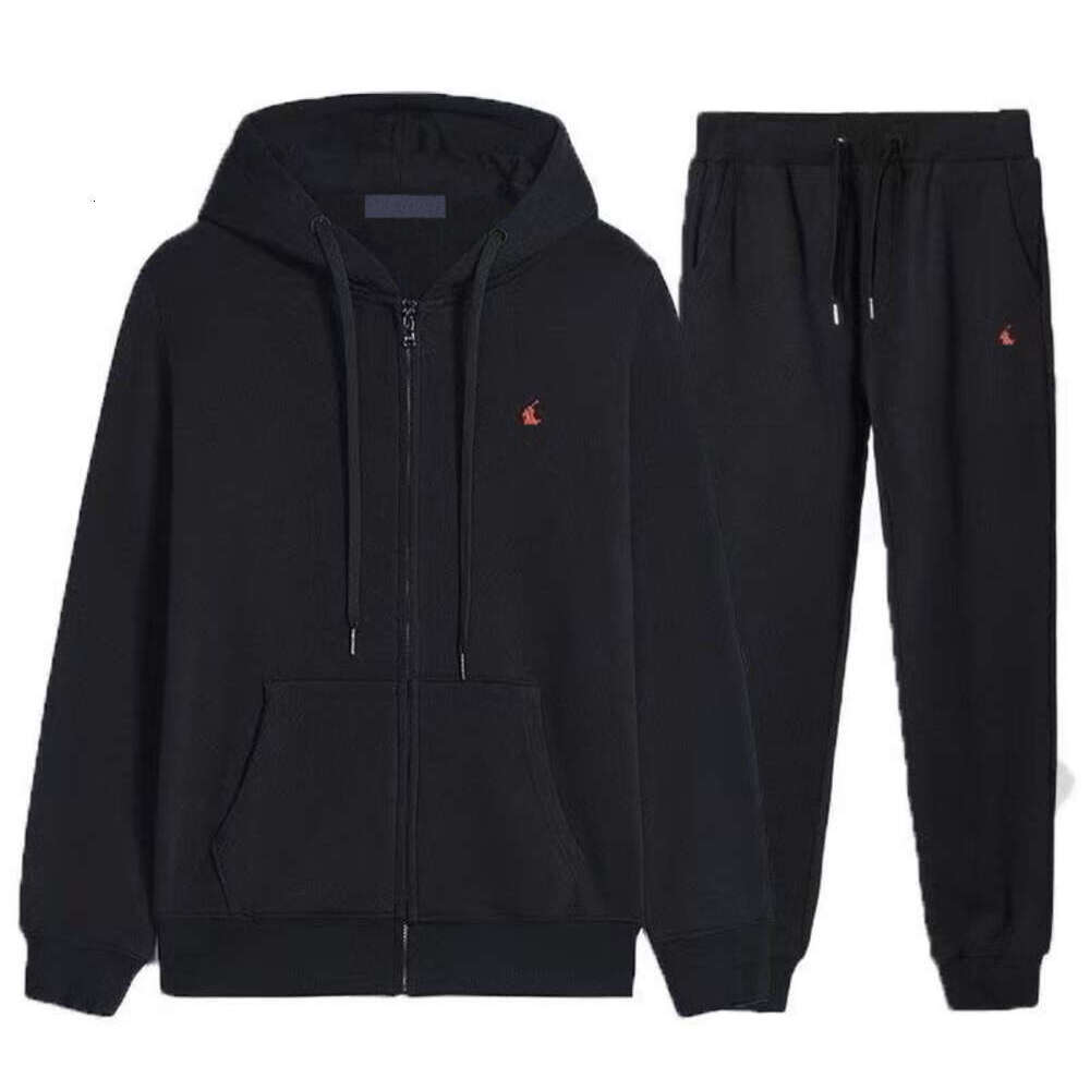 R L Tracksuit Sportswear Set Winter Pony Embroidery Polo Tracksuit 2 Piece Set Zip Up Small Ralf Lauenly Hoodie Jogger Sweatpants Suit Yoga Clothes Sweatsuit 17F