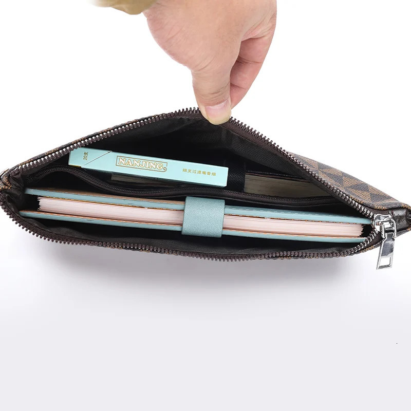 Fashion Soft PU Leather Men Clutch Bag y Male Money Handbag High Quality Business Cardholder Case 251230