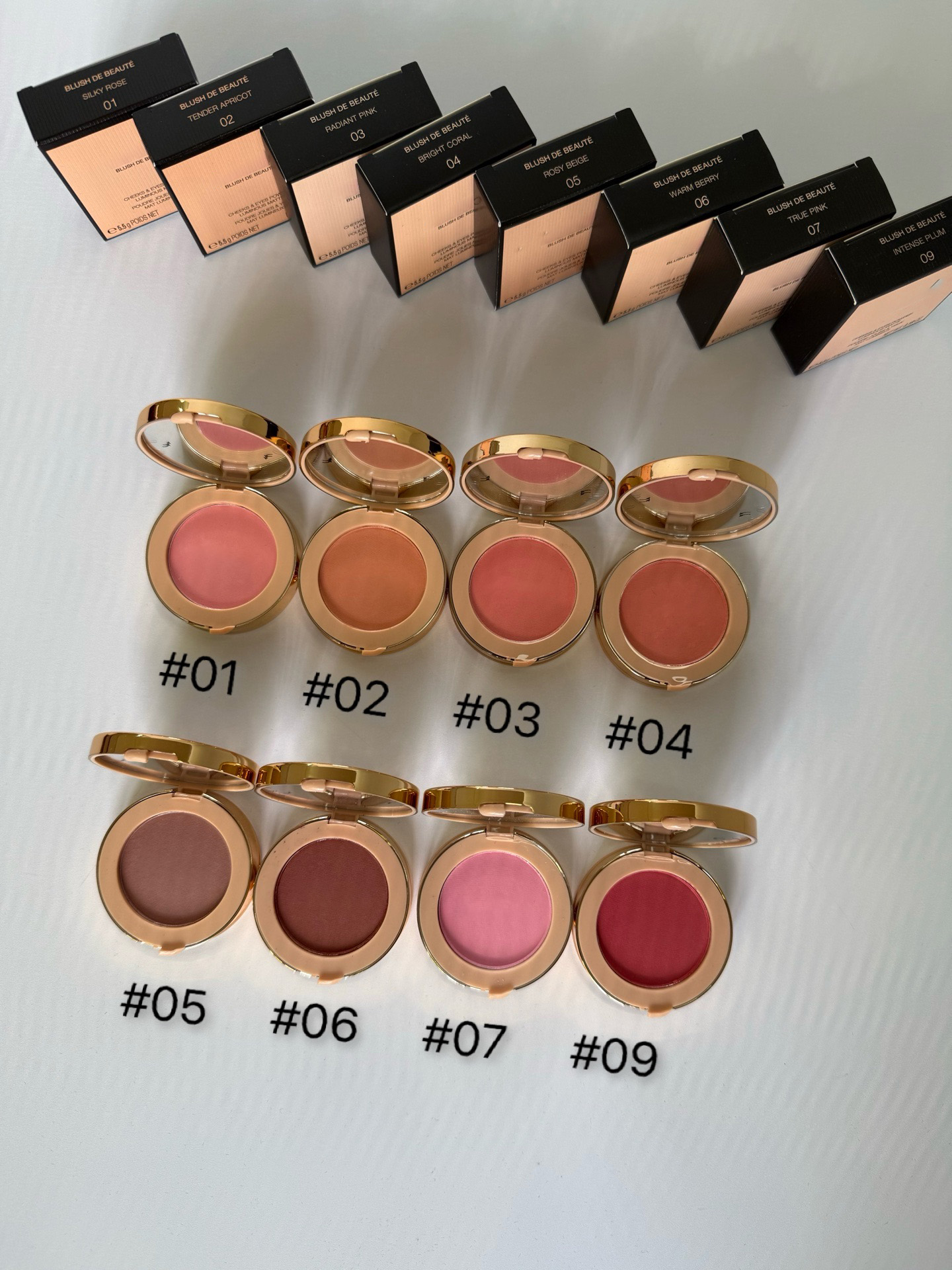 Star Crush Retro Matte Blush 5.5g - Cute Adorable Shape Powder Blush for Natural Glow & Vintage Beauty Styles LH