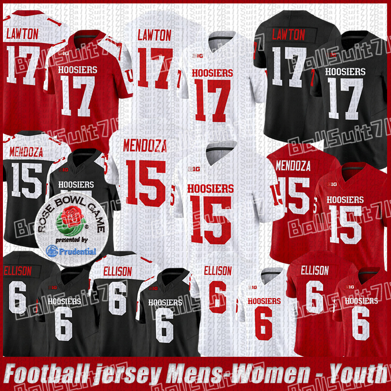 Fernando Mendoza Indiana Hoosiers jersey Justice Ellison Elijah Sarratt Ty Son Lawton Anthony Thompson Randle El Football Jerseys