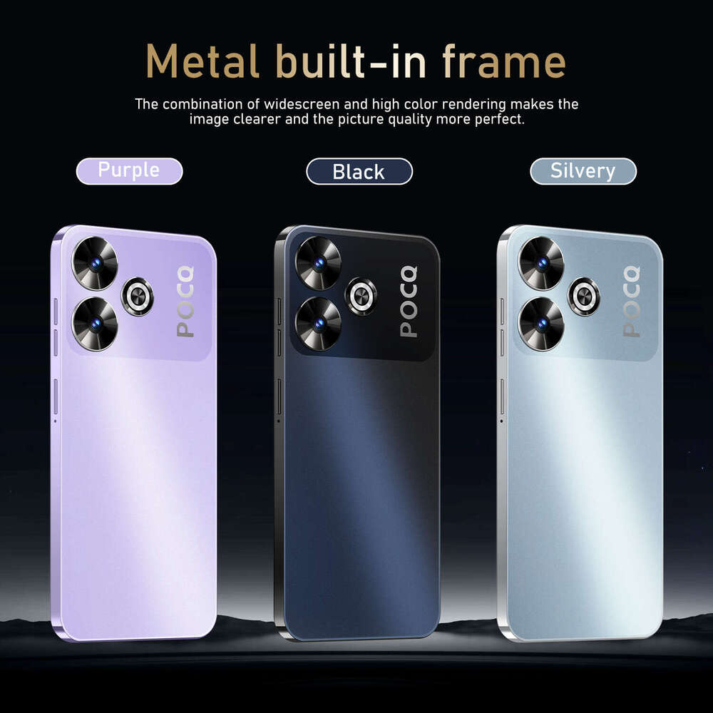 cross-border hot selling new product M6 Plus mobile phone 16+1TB foreign trade large screen smartphone source factory CKS