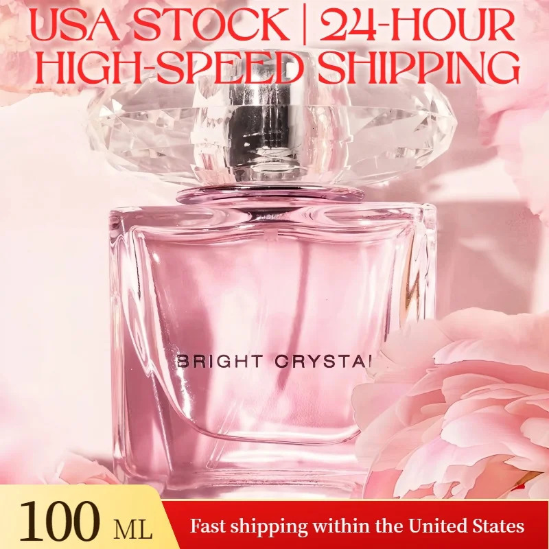 Crystal Diamond Bottle Perfume 90ML for Women - Long Lasting Elegant Floral Scent Romantic Light Fragrance Perfect for Dating 251222