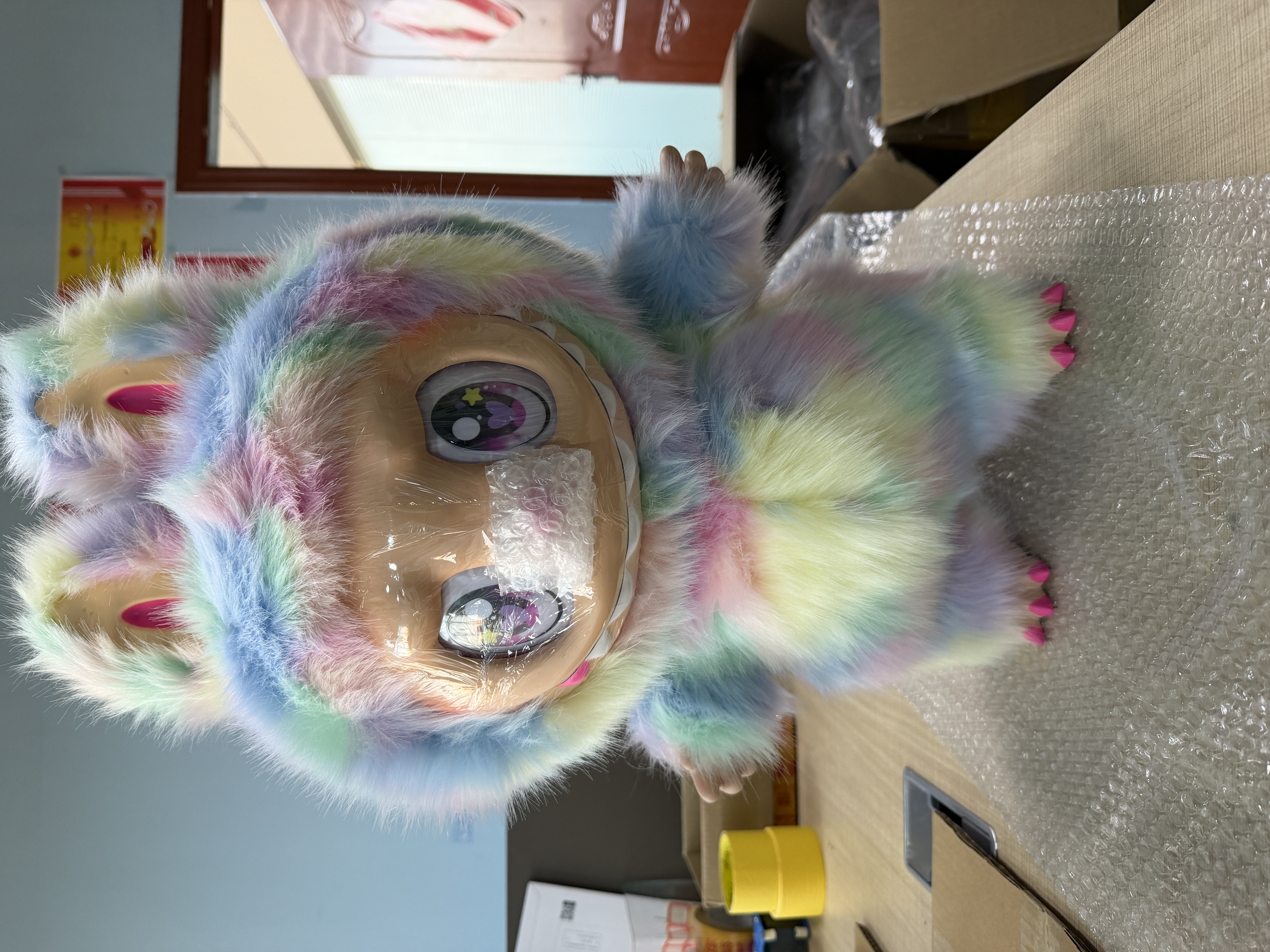 58cm labubu zimomo the MONSTERS ANGEL in CLOUDS 58cm Vinyl Face Doll QIAOWANTONG