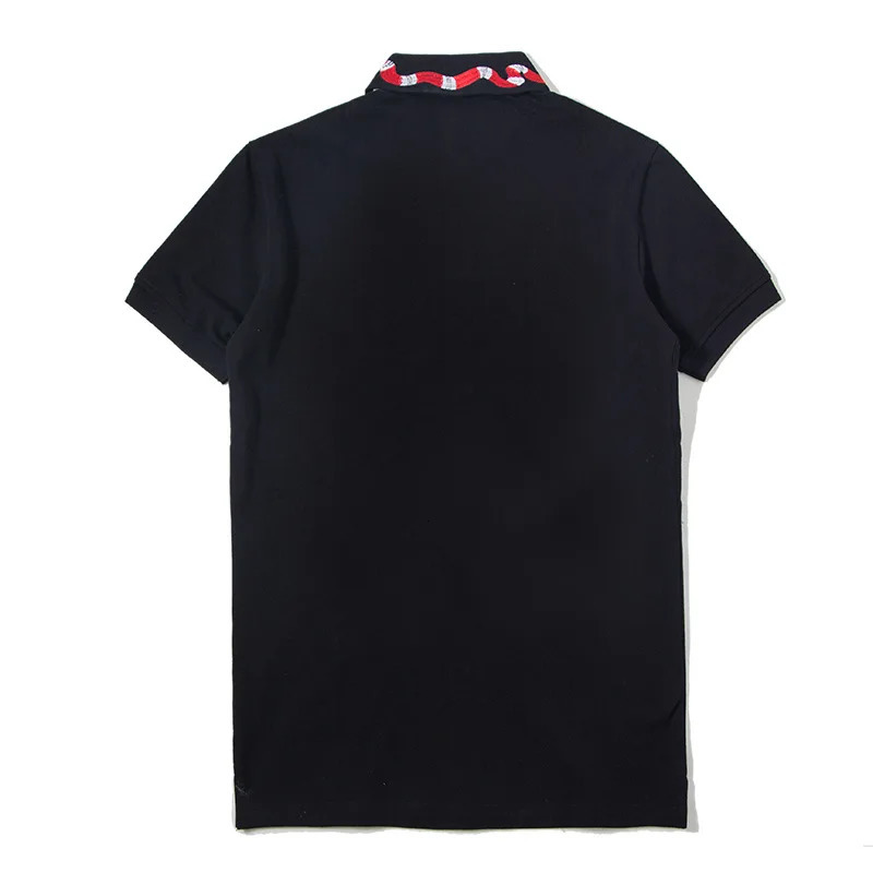 High Novelty Embroidery snake bee Collar Fashion Casual Polo Shirts Shirt Skateboard Cotton Polos Top Tee B95 251230 - view 3