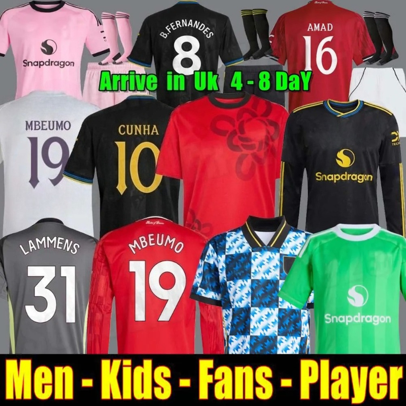 2026 DE LIGT HOJLUND MAINOO MOUNT football shirt Soccer Jersey Pre match Stone Roses MARTINEZ CASEMIRO B. FERNANDES manchester united jersey YORO AMAD CUNHA MBEUMO