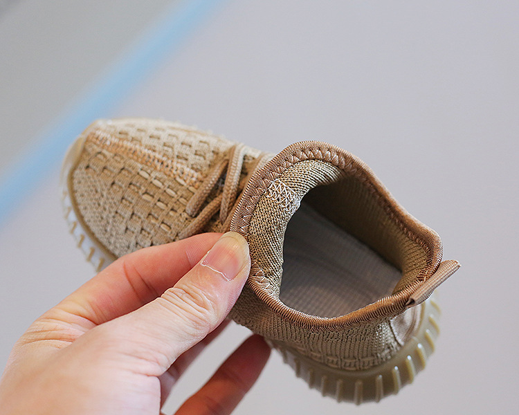 Tennis Children Lightweight Casual Shoes Boys Rubber Bottom Antiskid Outdoor Gym Mesh Breathable Sneakers for Baby Girls Kids